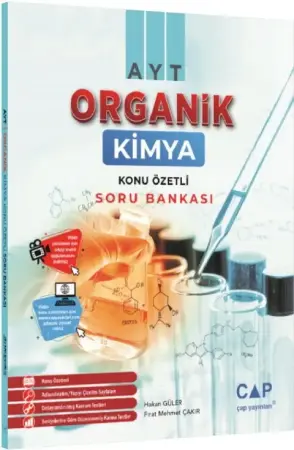 ÇAP Yayınları AYT Organik Kimya Konu Özetli Soru Bankası (2025-2026)