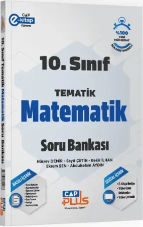 Çap Yayınları 10. Sınıf Matematik Tematik Soru Bankası (2025-2026)