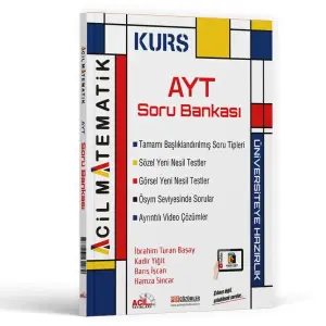 ACİL Yayınları Kurs Serisi YKS AYT Matematik Soru Bankası (2026-2027)