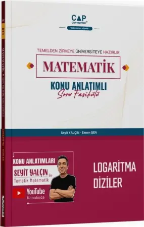 ÇAP Yayınları AYT Matematik Logaritma ve Diziler Konu Anlatımlı Soru Fasikülü (2025-2026)