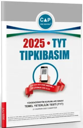 ÇAP Yayınları 2025 TYT Tıpkı Basım Deneme