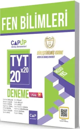 ÇAP Yayınları TYT Fen Bilimleri Çap Up 20 x 20 Branş Denemesi (2025-2026)