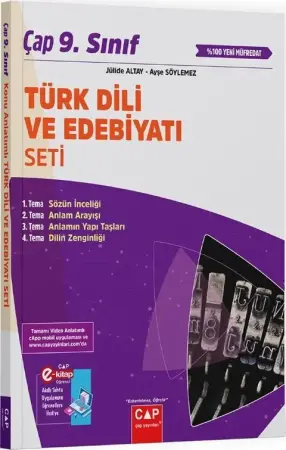 ÇAP Yayınları 9. Sınıf Türk Dili ve Edebiyatı Seti (2025-2026)
