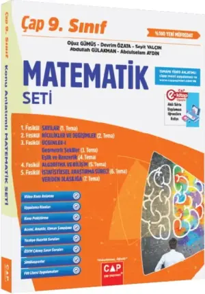 ÇAP Yayınları 9. Sınıf Matematik Seti (2025-2026)