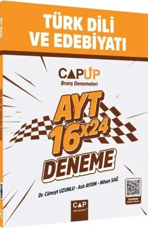 ÇAP Yayınları AYT Türk Dili ve Edebiyatı Up 16 x 24 Deneme (2025-2026)