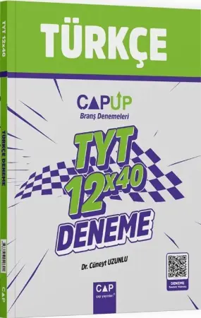 ÇAP Yayınları ÇAP UP TYT Türkçe 12 x 40 Branş Denemeleri (2025-2026)