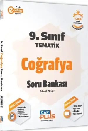 Çap Yayınları 9. Sınıf Coğrafya Tematik Plus Soru Bankası (2025-2026)
