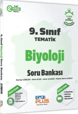Çap Yayınları 9. Sınıf Plus Tematik Biyoloji Soru Bankası (2025-2026)