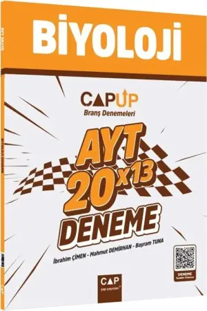 Çap Yayınları AYT Biyoloji 20 x 13 Up Deneme (2025-2026)