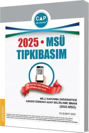 Çap Yayınları Üniversiteye Hazırlık MSÜ Tıpkı Basım Deneme (2025)