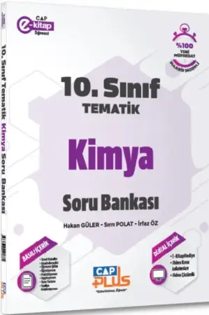 Çap Yayınları 10. Sınıf Kimya Tematik Soru Bankası (2025-2026)