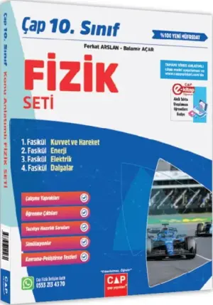 ÇAP Yayınları 10. Sınıf Fizik Seti (2025-2026)