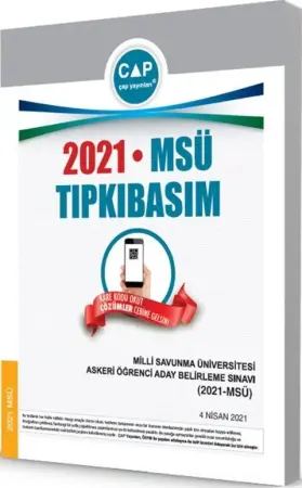 ÇAP Yayınları Üniversiteye Hazırlık MSÜ Tıpkı Basım Deneme Sınavı (2021)