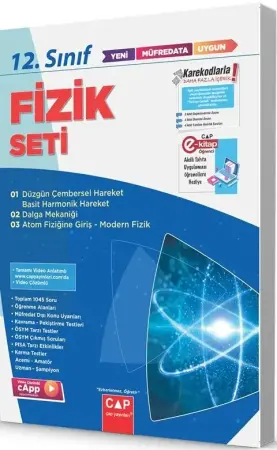 Çap Yayınları 12. Sınıf Anadolu Lisesi Fizik Seti (2025-2026)