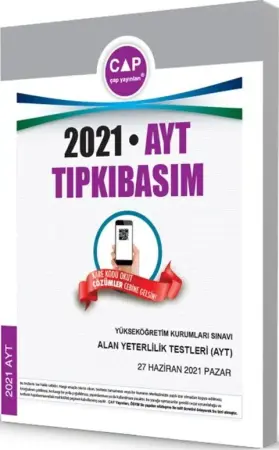 ÇAP Yayınları YKS Alan Yeterlilik Testi (AYT) Tıpkı Basım (2021)