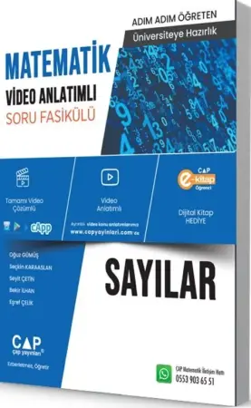 Çap Yayınları Üniversiteye Hazırlık Matematik Sayılar Konu Anlatımlı Soru Bankası (2025-2026)