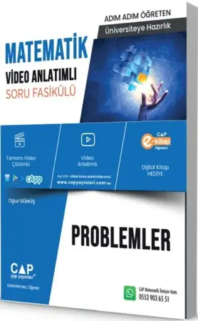 Çap Yayınları Üniversiteye Hazırlık Matematik Problemler Konu Anlatımlı Soru Bankası (2025-2026)