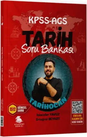 Akademi Denizi Yayınları KPSS AGS Tarih Video Soru Bankası (2025-2026)