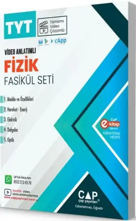 ÇAP Yayınları TYT Fizik Seti (2025-2026)