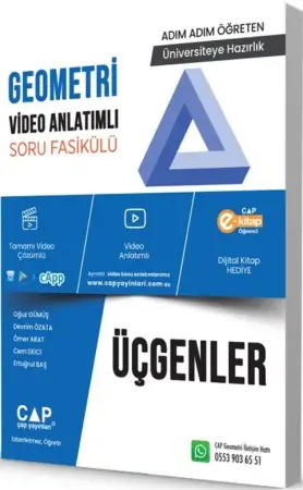 Çap Yayınları Üniversite Hazırlık Geometri Konu Anlatımlı Soru Fasikülü Üçgenler (2025-2026)