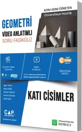 Çap Yayınları Üniversiteye Hazırlık Geometri Katı Cisimler Konu Anlatımlı Soru Bankası (2025-2026)