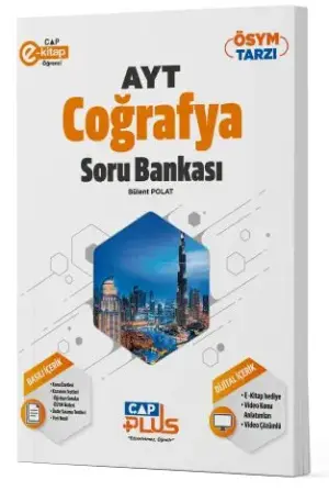 ÇAP Yayınları YKS AYT Plus Coğrafya Soru Bankası (2025-2026)