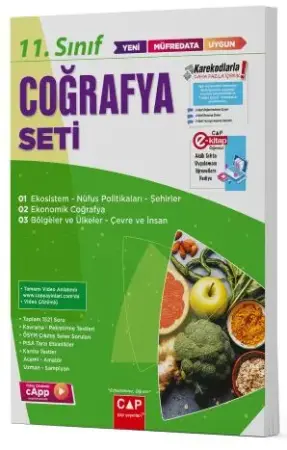 Çap Yayınları 11. Sınıf Anadolu Coğrafya Seti (2025-2026)