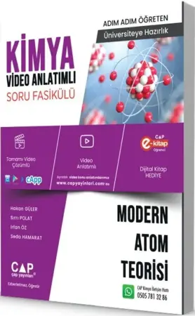 Çap Yayınları Üniversiteye Hazırlık Kimya Modern Atom Teorisi Konu Anlatımlı Soru Bankası (2025-2026)
