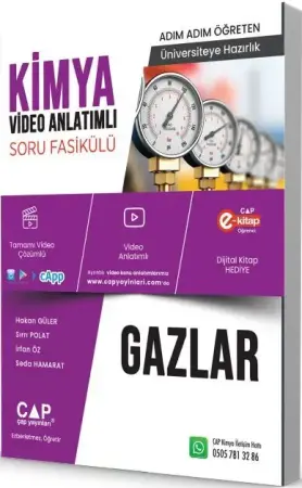 Çap Yayınları Üniversiteye Hazırlık Kimya Gazlar Konu Anlatımlı Soru Bankası (2025-2026)