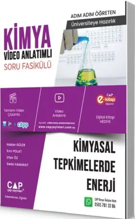 Çap Yayınları Üniversiteye Hazırlık Kimya Kimyasal Tepkimelerde Enerji Konu Anlatımlı Soru Fasikülü (2025-2026)