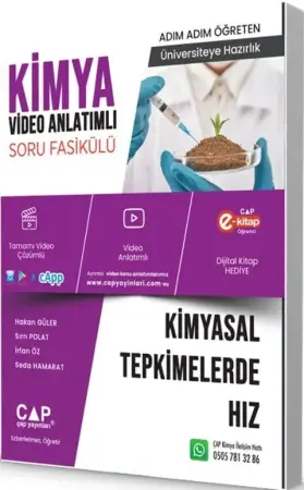 Çap Yayınları Üniversiteye Hazırlık Kimya Kimyasal Tepkimelerde Hız Konu Anlatımlı Soru Fasikülü (2025-2026)