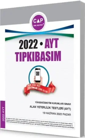 Çap Yayınları YKS Alan Yeterlilik Testi (AYT) Tıpkı Basım (2022)