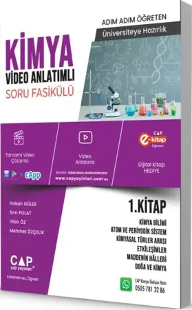 ÇAP Yayınları TYT Kimya 1. Kitap Konu Anlatımlı Soru Bankası (2025-2026)