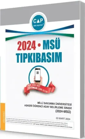 ÇAP Yayınları Üniversiteye Hazırlık MSÜ Tıpkı Basım Deneme (2024)