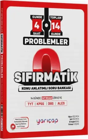 Yarıçap Yayınları TYT Sıfır Matematik Sıfırmatik Problemler Konu Anlatımlı Soru Bankası (2025-2026)
