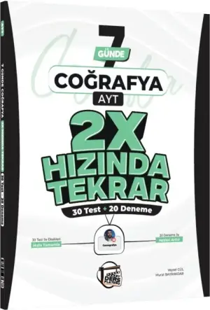 Ders Platosu Yayınları YKS Alan Yeterlilik Testi (AYT) 2X Hızında Tekrar Coğrafya (2026)