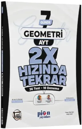 Ders Platosu Yayınları Pion YKS AYT 2X Hızında Tekrar Geometri (2026)