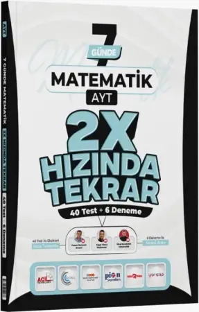 Ders Platosu Yayınları Karma YKS Alan Yeterlilik Testi (AYT) 2X Hızında Tekrar Matematik (2026)