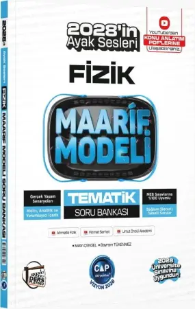 Çap Yayınları Üniversiteye Hazırlık Maarif Tematik Fizik Soru Bankası (2026)