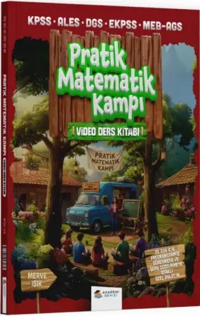 Akademi Denizi Yayınları KPSS ALES DGS EKPSS MEB-AGS Pratik Matematik Kampı Video Ders Kitabı (2025-2026)
