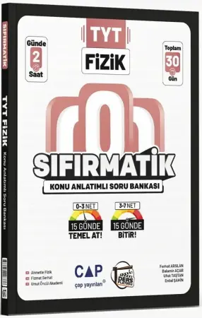 Ders Platosu Yayınları TYT Fizik Sıfırmatik Konu Anlatımlı Soru Bankası Kampı (2026)