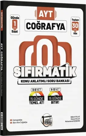 Ders Platosu Yayınları YKS AYT Coğrafya Sıfırmatik Konu Anlatımlı Kamp Kitabı (2025-2026)