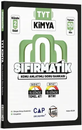 Ders Platosu Yayınları TYT Kimya Sıfırmatik Konu Anlatımlı Soru Bankası Kamp Kitabı (2026)