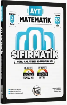 Ders Platosu Yayınları AYT Matematik Sıfırmatik Konu Anlatımlı Kamp Kitabı (2025-2026)