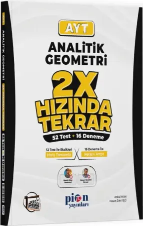 Pion Yayınları AYT Analitik Geometri Ders Platosu 2X Hızında Tekrar Deneme (2026)