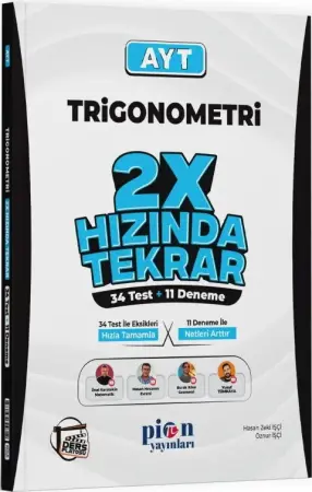 Ders Platosu Yayınları Pion YKS AYT 2X Hızında Tekrar Trigonometri Denemeleri (2026)