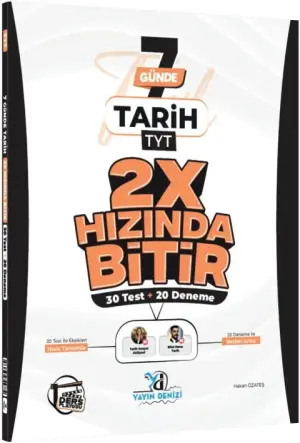 Ders Platosu Yayınları TYT Tarih 2X Hızında Bitir Deneme (2026)