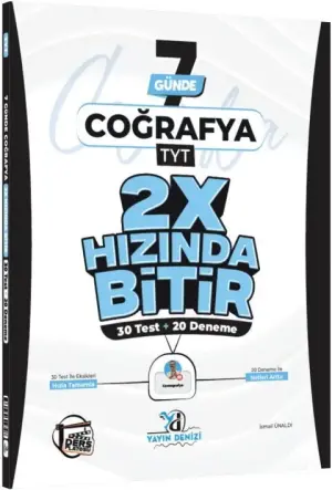 Yayın Denizi Yayınları TYT Coğrafya 2X Hızında Bitir Deneme (2026)