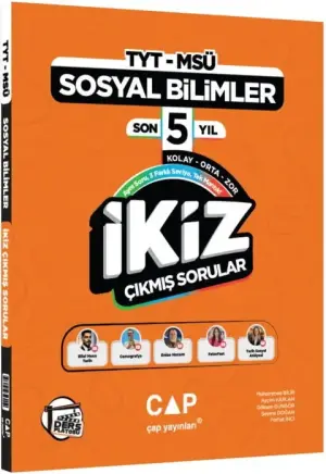 Ders Platosu Yayınları TYT - MSÜ Sosyal Bilimler Son 5 Yıl İkiz Çıkmış Sorular