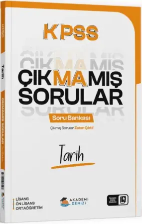 Akademi Denizi Yayınları KPSS Tarih Çıkmamış Sorular Soru Bankası (2025-2026)